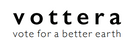 Vottera logo with tagline 'vote for a better earth'