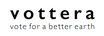 Vottera logo with tagline 'vote for a better earth' 