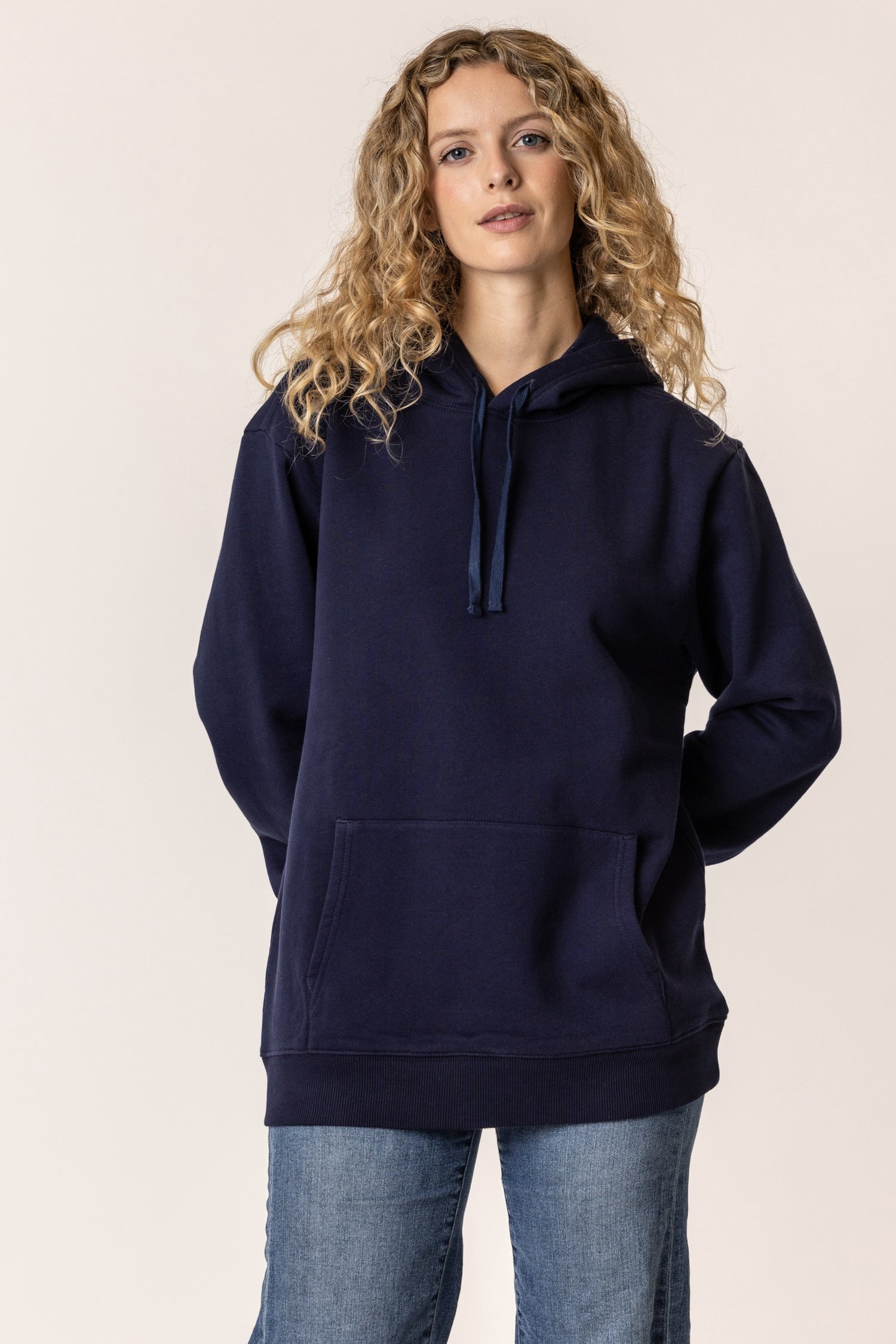 blue cotton hoodies