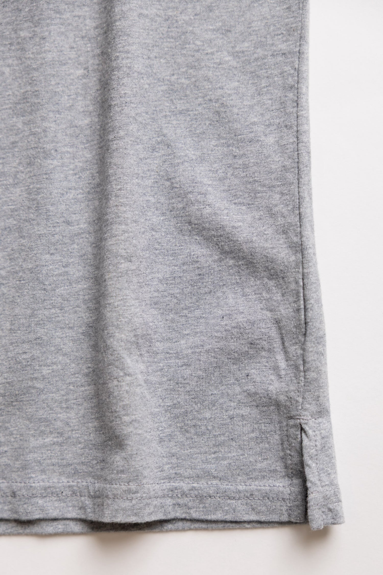 close up shot of grey tshirt