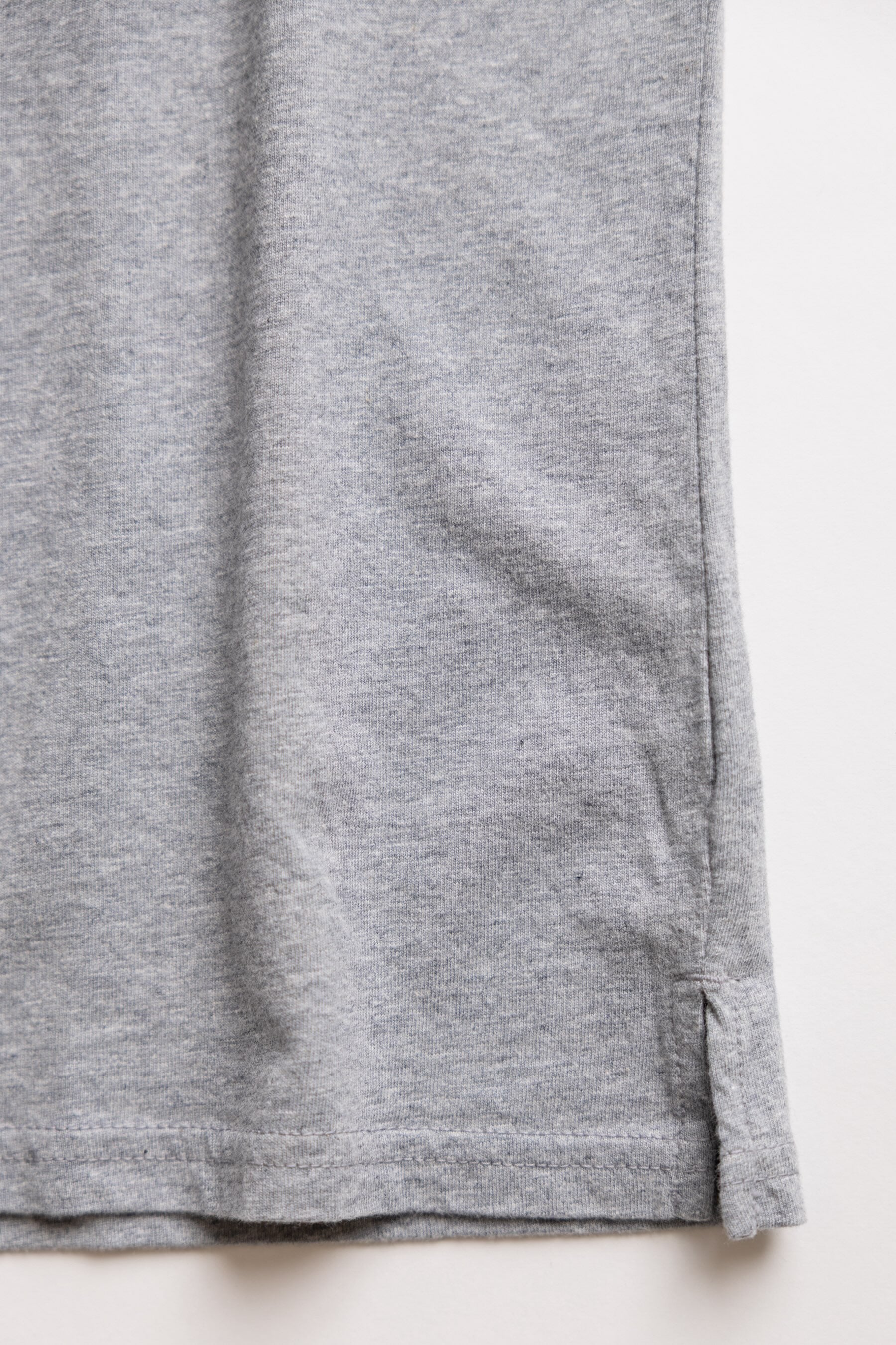 close up shot of grey tshirt