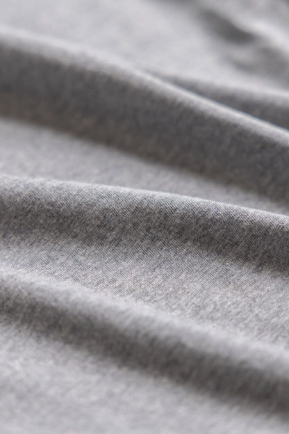 close up shot of grey tshirt