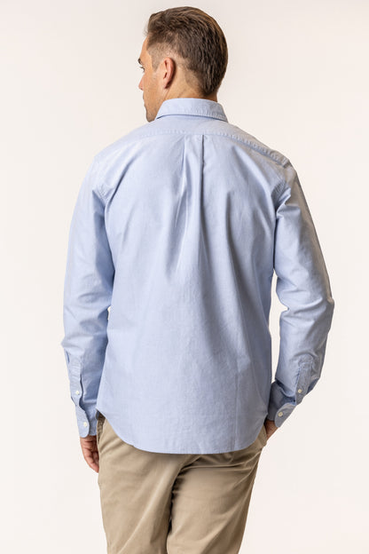 light blue oxford shirts