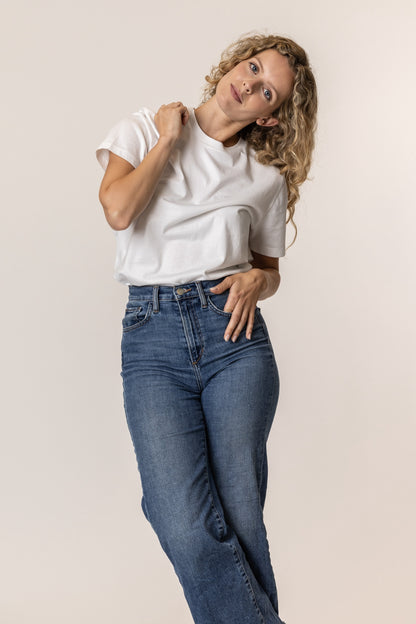 plain organic cotton tshirt